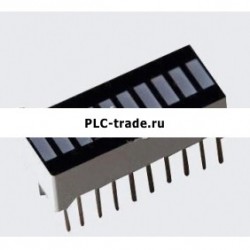 Square LED Displays Digit height: Digit height: 25.4 x 10.1 mm