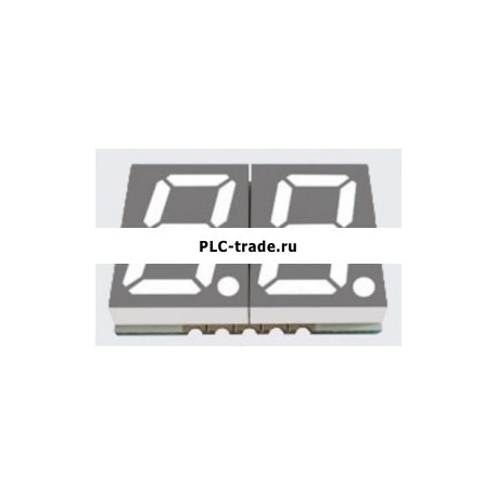SMD Double LED Displays Dimensions: 0.3 дюйм