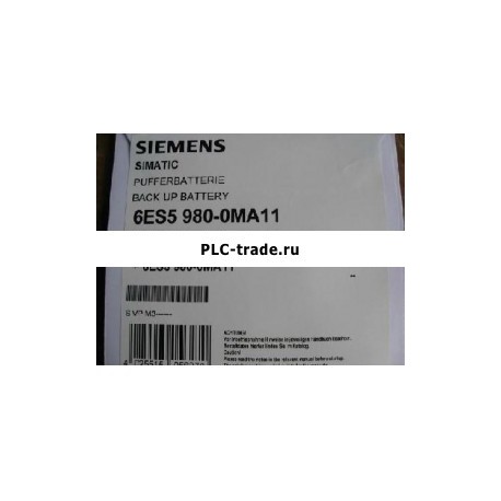 6ES5 980-0AA21 Lithium battery for Siemens S5 ПЛК