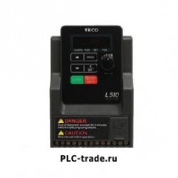 TECO AC частотный преобразователь L510 L510-201-H1-N 1HP 750W 200V~240V 50/60Hz