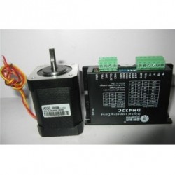 Leadshine двигатель 42HS08 + DM422C драйвер шагового двигателя 20-40DCV