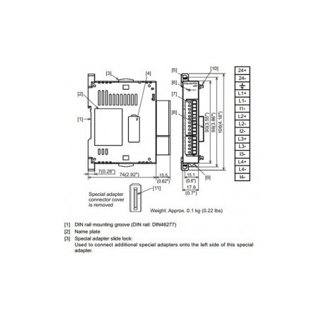 FX3U-4AD-PTW-ADP  модуль