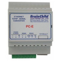 PC-E BRAINCHILD ELECTRONIC CO., LTD - последовательный преобразователь / Ethernet / RS-485 / RS-232