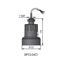 Ультразвуковой датчик уровня жидкости HSPA-340-4 Nivelco HSPA3404